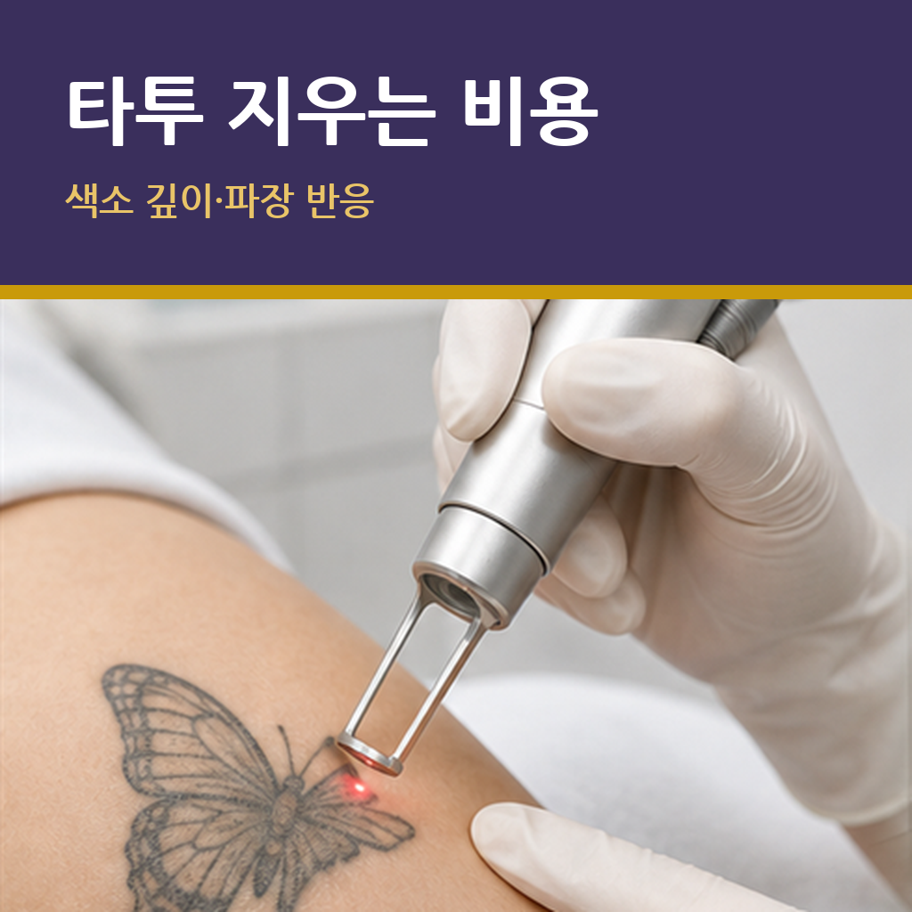 타투 지우는 비용을 좌우하는 색소 깊이와 파장 반응 차이