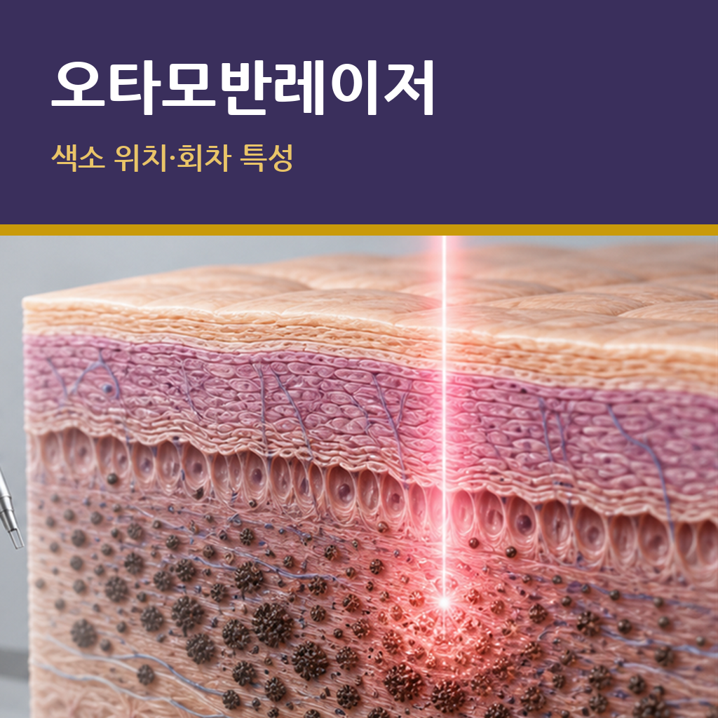 오타모반레이저 치료 전 알아두면 좋은 색소 위치와 회차 특성