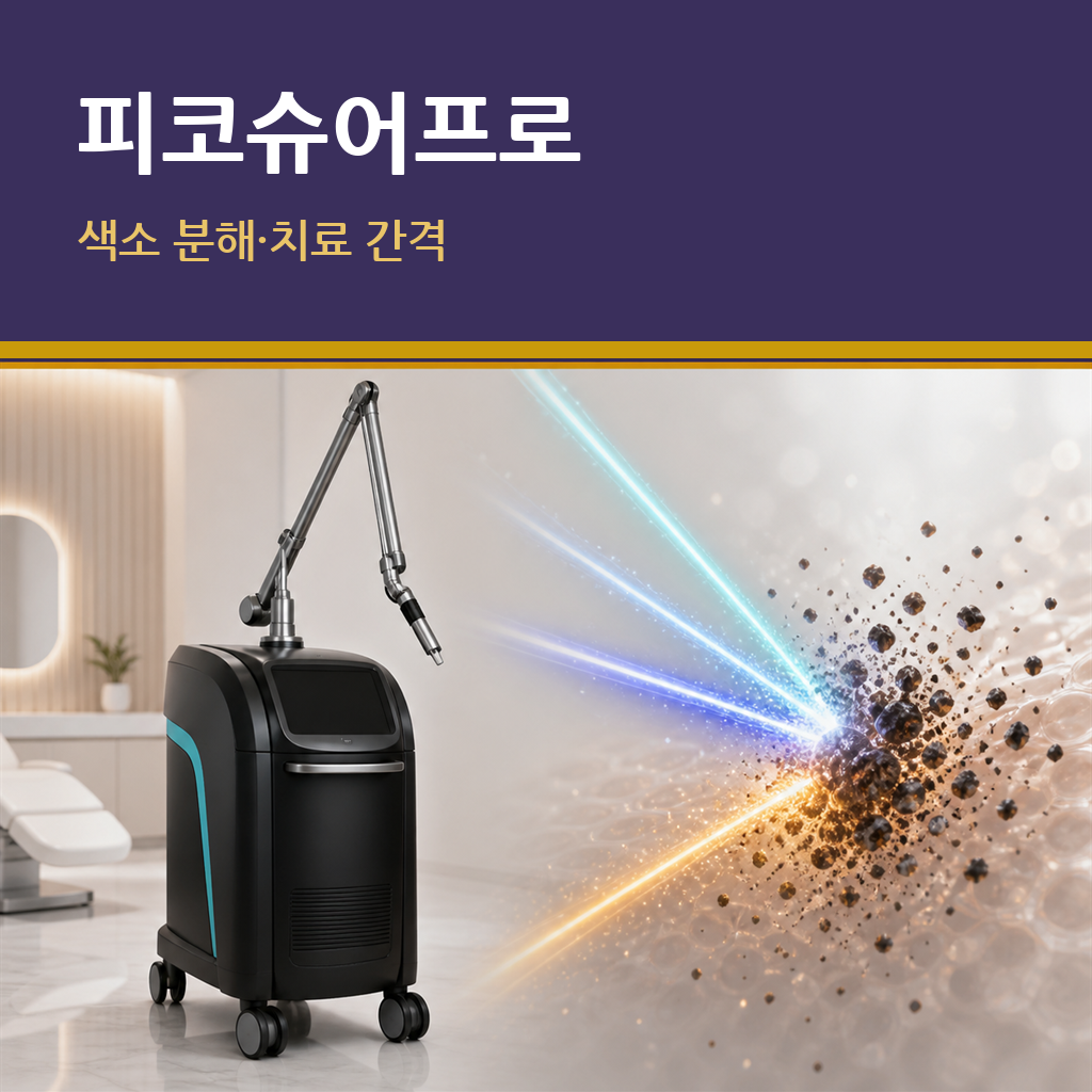 피코슈어프로 복합치료로 알아보는 타투 색소 분해와 치료 간격