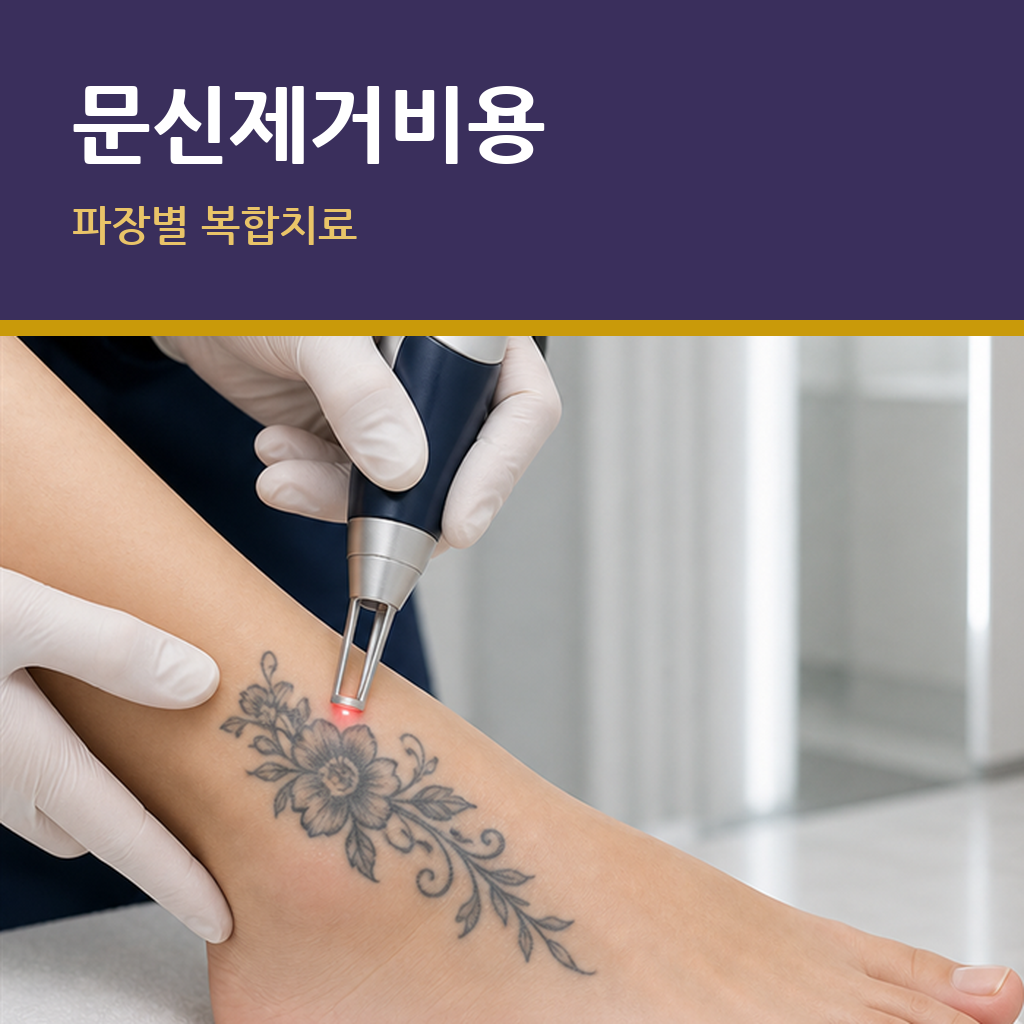 문신제거비용 전에 알아두는 파장별 복합치료와 회복 관리